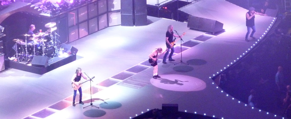 Concert du groupe de hard rock AC/DC